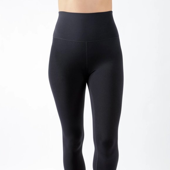 90 DEGREE BY REFLEX CARBON INTERLINK HIGH RISE WAISTBAND 7/8 ANKLE LEGGING - Picture 3 of 3